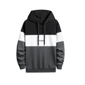 tri color hoodie